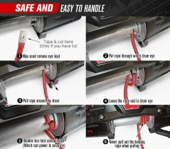 FIERYRED 10MM X 30M Synthetic Winch Rope 19 FIERYRED 10MM X 30M Synthetic Winch Rope -Carbon Offroad Sales TYRJEWtUfl55TZZDkvGNerW I