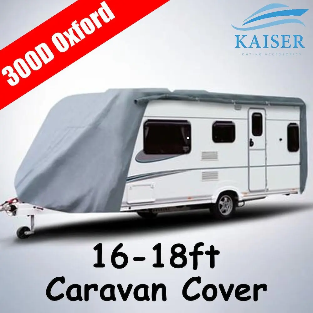 Kaiser Boating Kaiser Heavy Duty 300D Oxford 16-18ft Caravan Cover Waterproof UV 4 Kaiser Boating Kaiser Heavy Duty 300D Oxford 16-18ft Caravan Cover Waterproof UV - Image 2