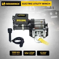 Novawinch 3000LBS 12V Electric Winch -Carbon Offroad Sales TuiP twUMN7sZgtJTaoTbJQeE