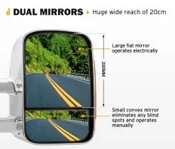 San Hima Pair Extendable Towing Mirror For Toyota Landcruiser 200 Series 2007-2021 With Indicator -Carbon Offroad Sales UMSoFolWSmql1xh2389c JYdg 1