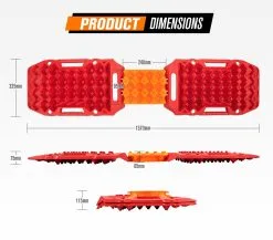 Bunker Indust Recovery Tracks Sand Track 15T Red + 10PCS Recovery Kit -Carbon Offroad Sales V7LdZRa WBBbrC KpzMbE5dtY