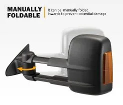 San Hima Extendable Towing Mirrors For Jeep Grand Cherokee 2010-ON -Carbon Offroad Sales V7amwkkYgm1VmiLvLJfiur2e0