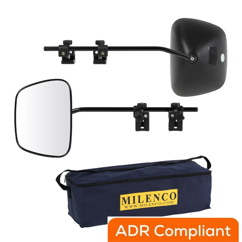 Milenco - Grand Aero 4 Wide Towing Mirror Convex Pair 3 Milenco - Grand Aero 4 Wide Towing Mirror Convex Pair
