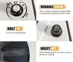 San Hima Caravan Roof Vent 12V Fan RV Shower Hatch 355x355mm Motorhome -Carbon Offroad Sales VTeZQZLFavk9GasvQOAqNVNcU