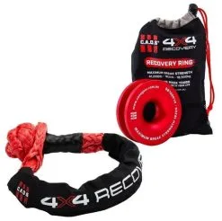 CAOS Recovery Gear CAOS 14T Soft Shackle + 4" Winch Ring -Carbon Offroad Sales WB8cxL49Ahe66127Xsdw5c7Q4