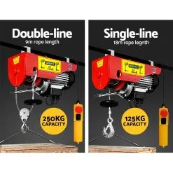 Giantz Electric Hoist Winch 125/250KG Rope Tool Remote Chain Lifting Cable 18M 14 Giantz Electric Hoist Winch 125/250KG Rope Tool Remote Chain Lifting Cable 18M -Carbon Offroad Sales XPT OIXyWfxmxgGtLG 0nhEbI