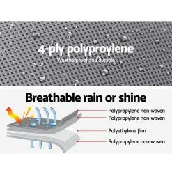 Weisshorn 14-16ft Caravan Cover Campervan 4 Layer Heavy Duty UV Carry Bag Covers -Carbon Offroad Sales XmIvGhuEAOgAGn8xnwLbZaQJ4