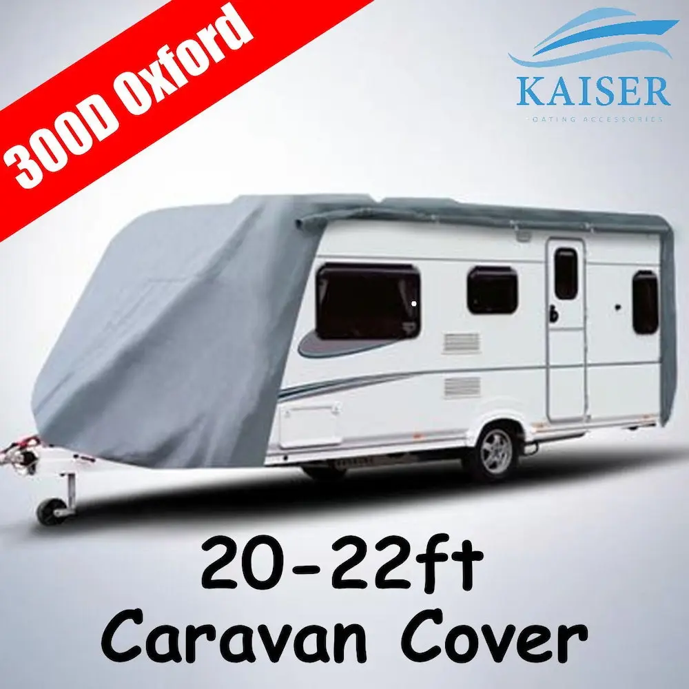 Kaiser Boating Kaiser Heavy Duty 300D Oxford 20-22ft Caravan Cover Waterproof UV 4 Kaiser Boating Kaiser Heavy Duty 300D Oxford 20-22ft Caravan Cover Waterproof UV - Image 2