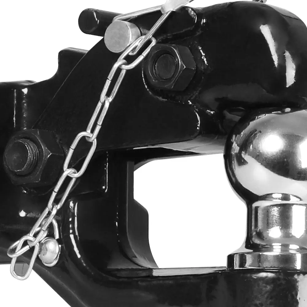 Manan Pintle Hitch Hook Tow Ball Mount Adjustable Trailer Towing Receiver 8 Tons 6 Manan Pintle Hitch Hook Tow Ball Mount Adjustable Trailer Towing Receiver 8 Tons - Image 4