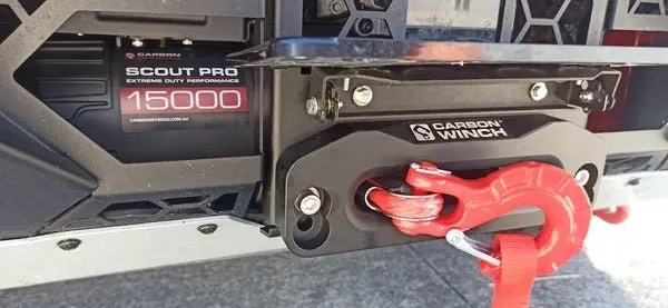 Carbon Offroad Carbon Scout Pro 15K Winch And Recovery Kit Combo 9 Carbon Offroad Carbon Scout Pro 15K Winch And Recovery Kit Combo - Image 7