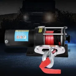 Manan Electric Winch 12V 4WD 3500LB Car Boat Recovery Synthetic Rope Remote -Carbon Offroad Sales YakYn6khtN 6gXaKMcpd7IszE