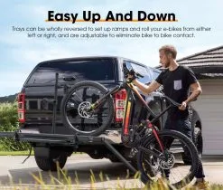 San Hima Bicycle Carrier 2 E-Bike Rack Bike Car Rack 2" Hitch Mount Steel 4x4 -Carbon Offroad Sales ZWIYHv9FZiQ92FLkrKVRt8IZI