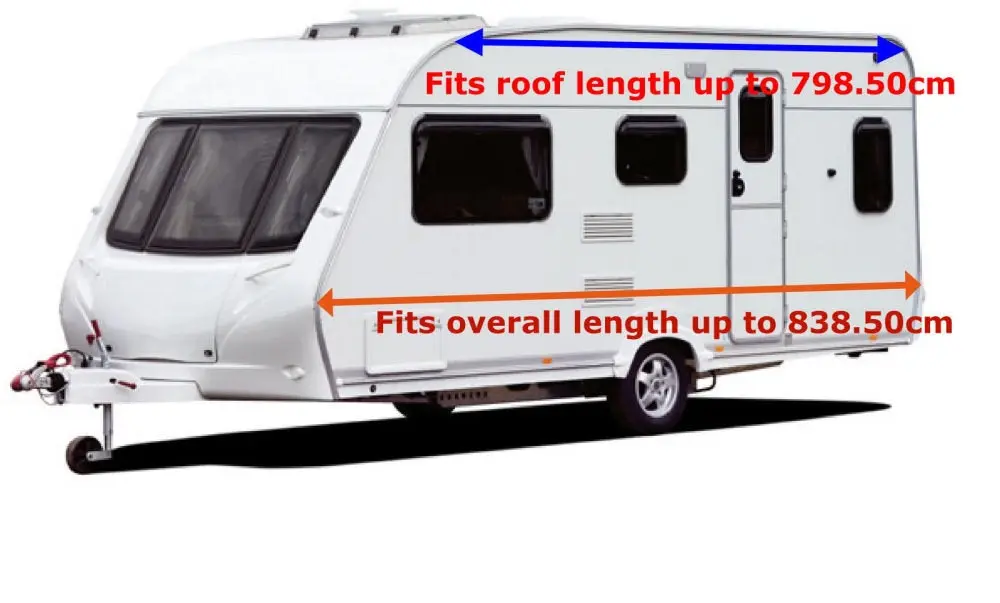 Kaiser Boating Kaiser Heavy Duty 300D Oxford 24-27ft Caravan Cover Waterproof UV 5 Kaiser Boating Kaiser Heavy Duty 300D Oxford 24-27ft Caravan Cover Waterproof UV - Image 3