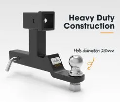 San Hima Dual Hitch Ball Mount Tow Bar Trailer 4WD Car Bike Rack Boat 15 San Hima Dual Hitch Ball Mount Tow Bar Trailer 4WD Car Bike Rack Boat -Carbon Offroad Sales ZrL DsbTr y0JI821gjAeCeM