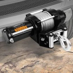 Giantz 12V Electric Winch 4500LBS/2041KG Wireless Remote Steel Cable 4WD ATV -Carbon Offroad Sales anZePoc1am209raTGkTFddVkI