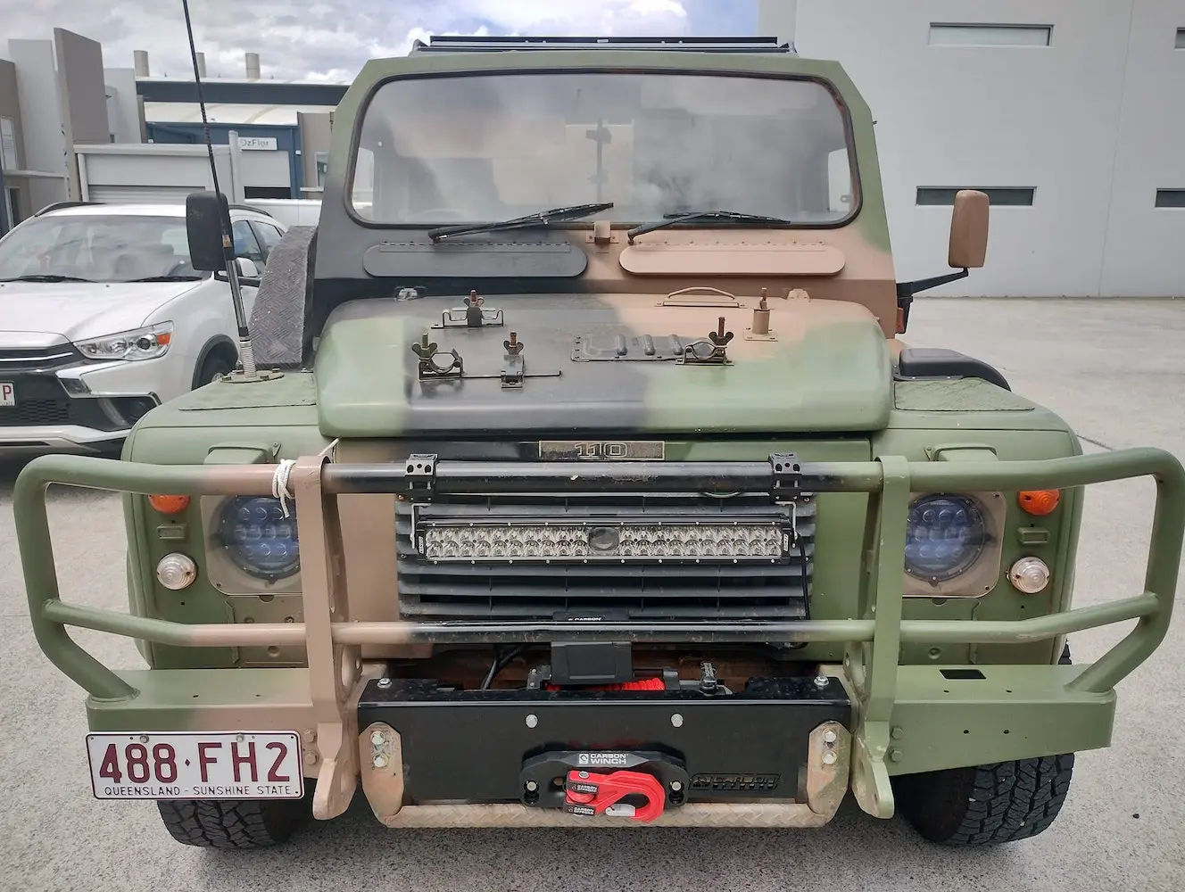 Carbon Offroad Hidden Winch Cradle For Ex-Army Landrover Perentie 4x4 And 6x6 12 Carbon Offroad Hidden Winch Cradle For Ex-Army Landrover Perentie 4x4 And 6x6 - Image 10