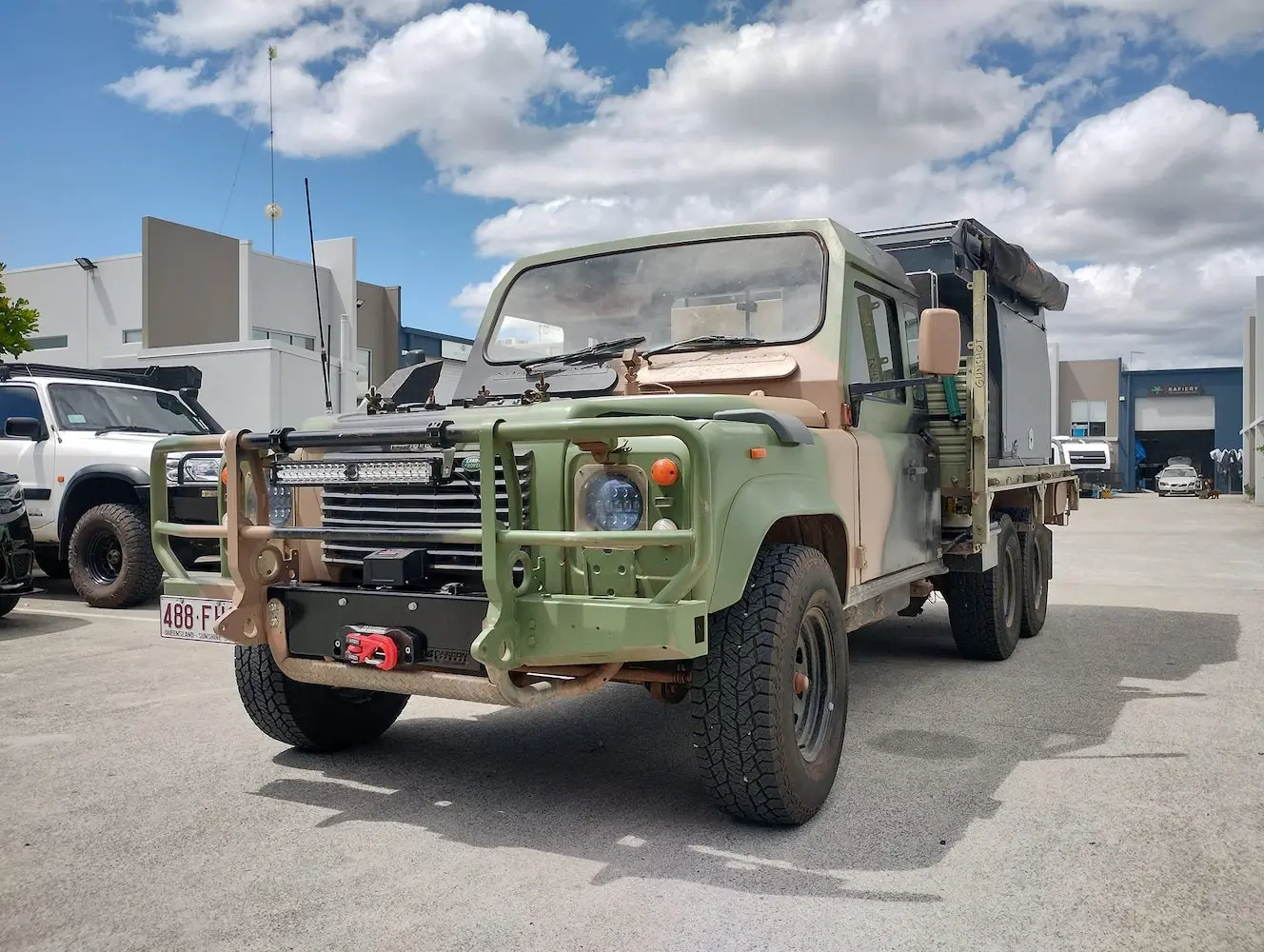 Carbon Offroad Hidden Winch Cradle For Ex-Army Landrover Perentie 4x4 And 6x6 11 Carbon Offroad Hidden Winch Cradle For Ex-Army Landrover Perentie 4x4 And 6x6 - Image 9
