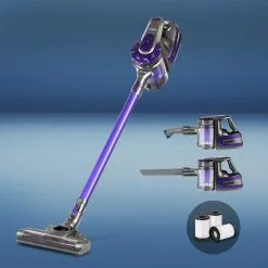 Devanti Handheld Vacuum Cleaner Cordless Handstick Stick 2-Speed Car Vacuum HEPA Filters 150W