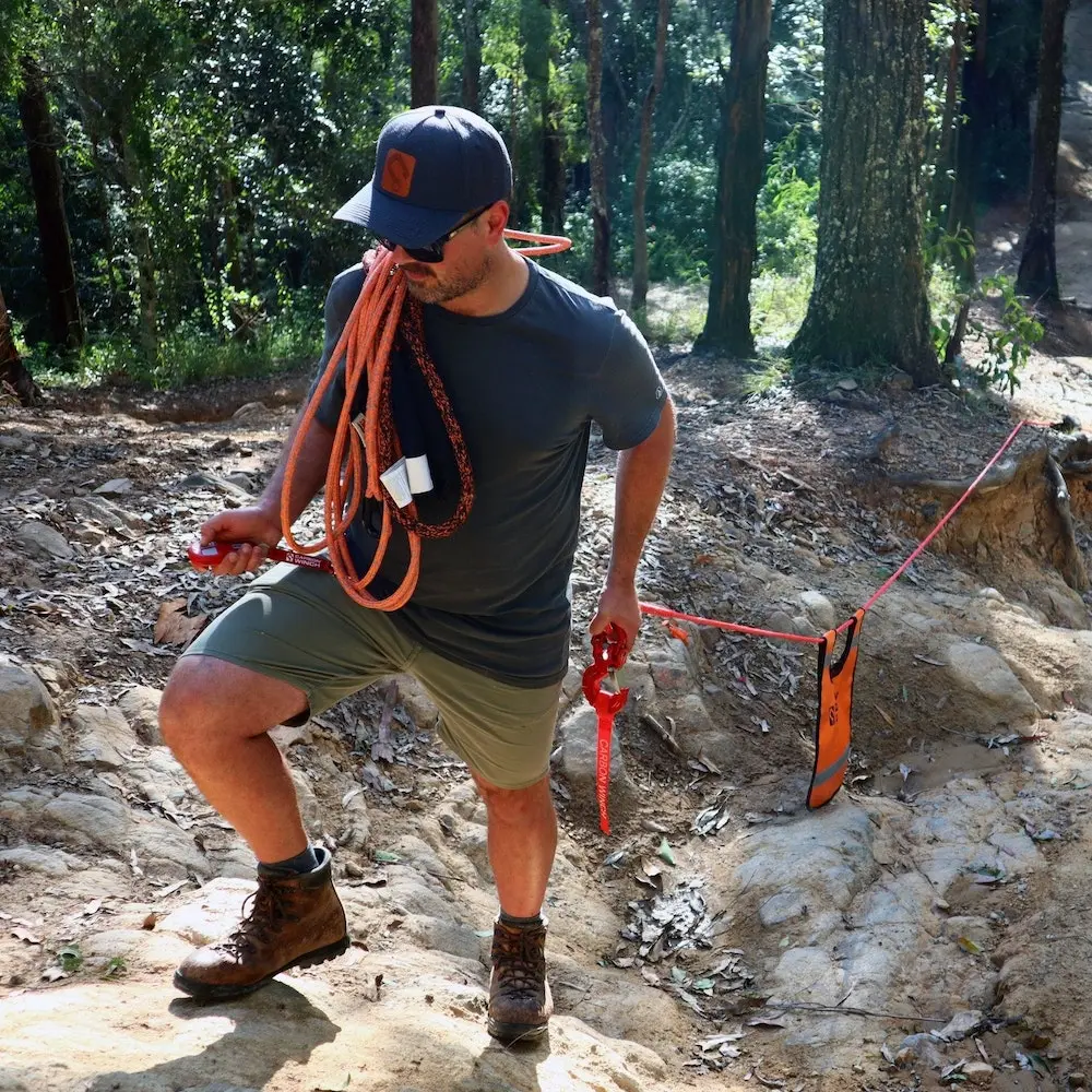 Carbon Offroad Monkey Fist Premium 7T X 10M Braided Winch Extension Rope 6 Carbon Offroad Monkey Fist Premium 7T X 10M Braided Winch Extension Rope - Image 4