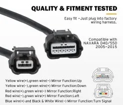 San Hima Pair Extendable Towing Mirrors For Nissan Navara D40/550 2005-2015 -Carbon Offroad Sales cWYvPplRizhyCpVYdqgbnB 5c