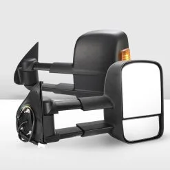 San Hima Pair Extendable Towing Mirrors For Toyota Hilux 2005-2015