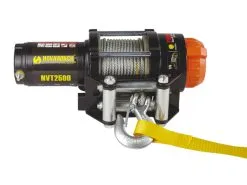 Novawinch T Series Nvt2500 2500lb Electric Winch For Atv & Utv With Steel Cable, Dc 12v