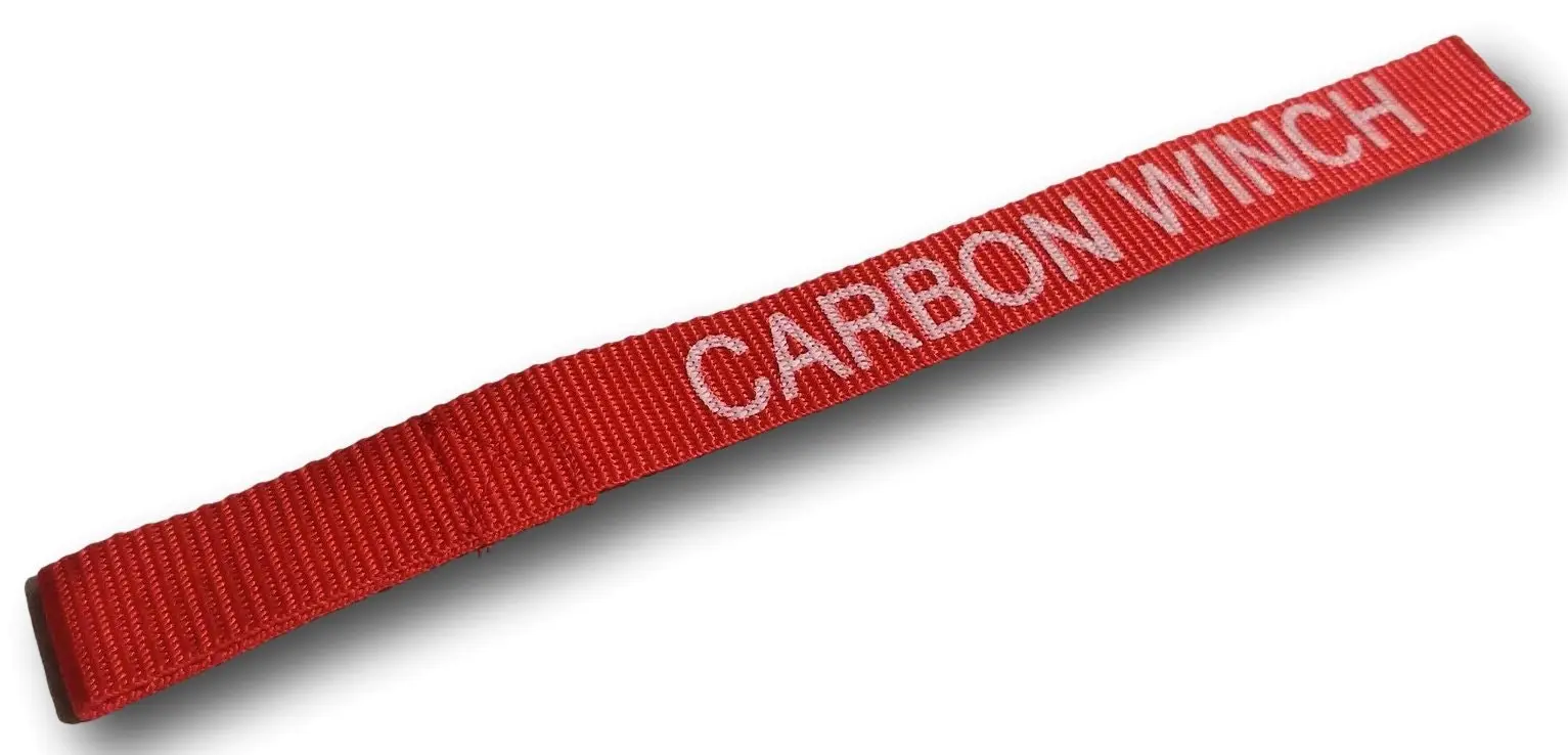 Carbon Offroad Carbon Winch Nylon Hook Strap With Logo 3 Carbon Offroad Carbon Winch Nylon Hook Strap With Logo