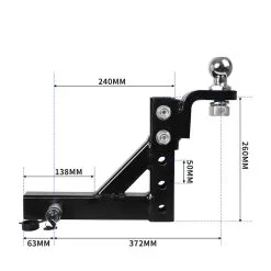 Manan Adjustable Tow Bar Tongue Hitch 50MM Ball Towbar Drop Trailer Caravan 4WD 12 Manan Adjustable Tow Bar Tongue Hitch 50MM Ball Towbar Drop Trailer Caravan 4WD -Carbon Offroad Sales d alcy3UTArXcwweMKbgJHZKI