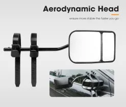 San Hima 2x HMulti Fit Clamp On Towing Mirrors -Carbon Offroad Sales dFyI5uH k42WbOqrytmQsj87I