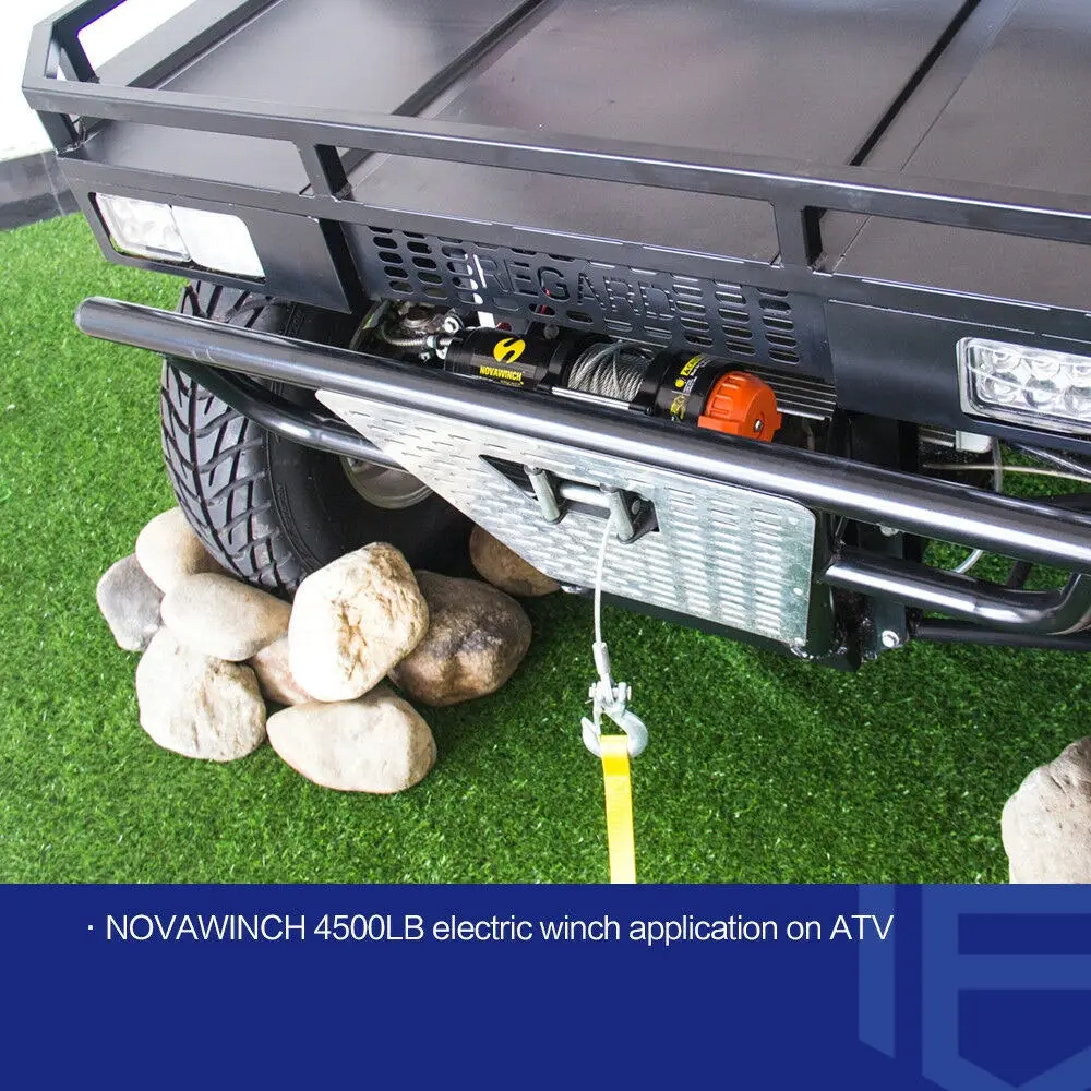 Novawinch T Series Nvt4500 4500lb Electric Winch For Atv And Utv With Steel Cable, Dc 12v 5 Novawinch T Series Nvt4500 4500lb Electric Winch For Atv And Utv With Steel Cable, Dc 12v - Image 3