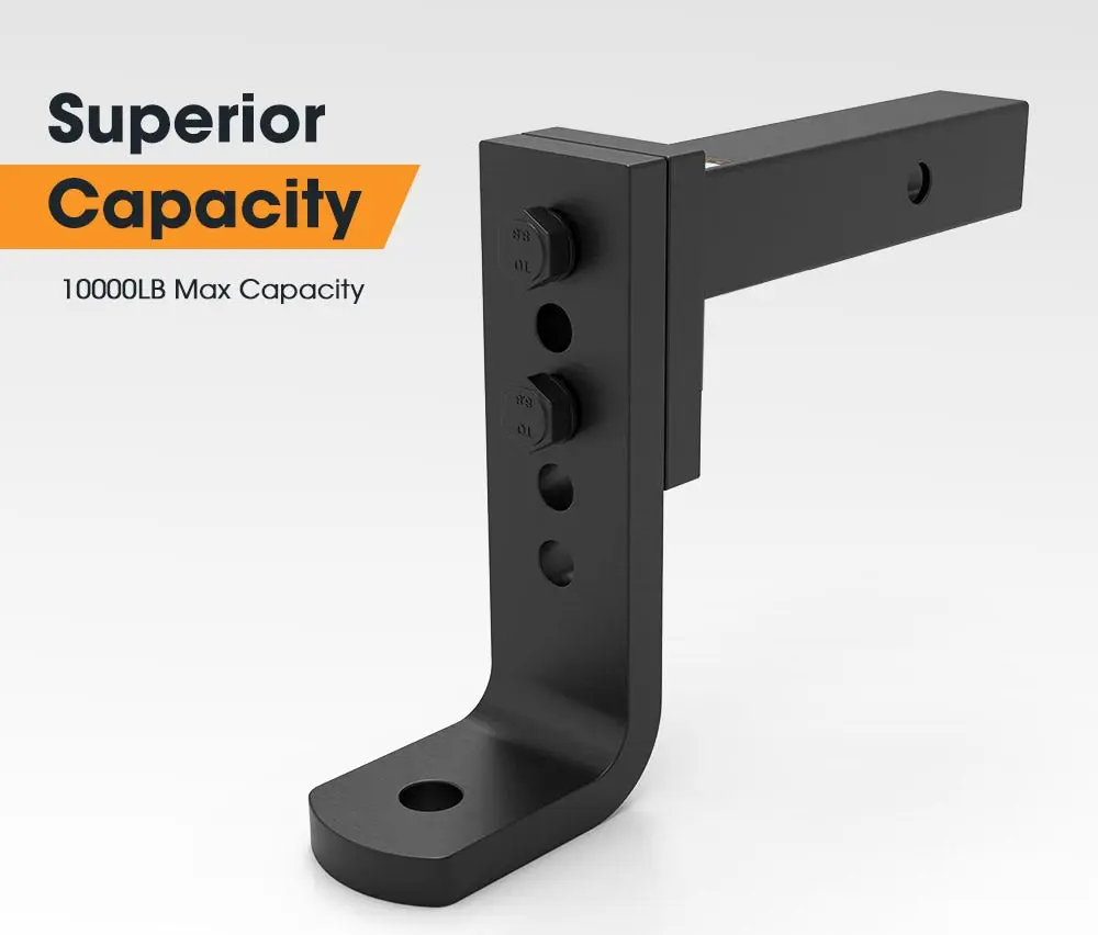 San Hima Adjustable Towbar Ball Mount Tongue 2" Hitch 5 San Hima Adjustable Towbar Ball Mount Tongue 2" Hitch - Image 3