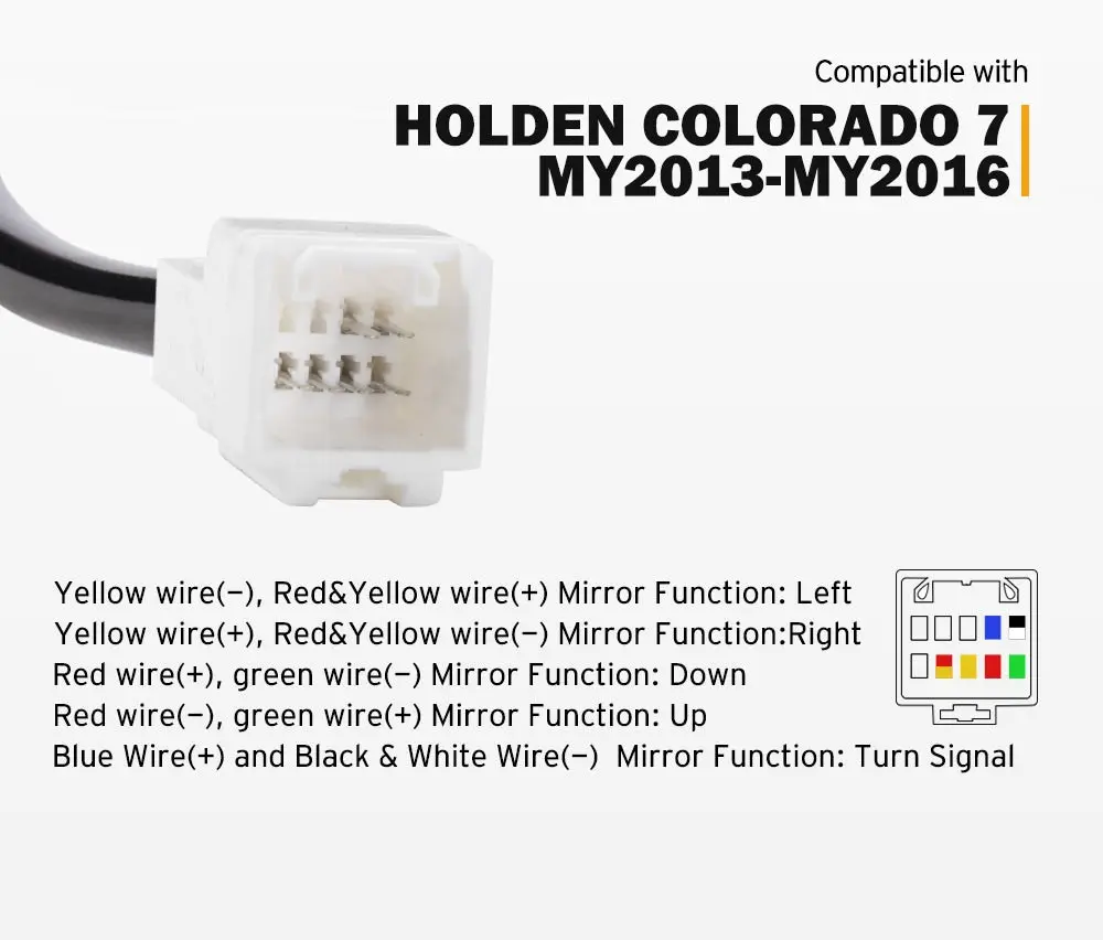 San Hima Pair Extendable Towing Mirrors For Holden Colorado7 MY2013-MY2016 Black Pair 11 San Hima Pair Extendable Towing Mirrors For Holden Colorado7 MY2013-MY2016 Black Pair - Image 9