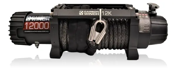 Carbon Offroad Carbon 12K 12000lb Electric Winch With Black Rope & Hook VER. 2 12 Carbon Offroad Carbon 12K 12000lb Electric Winch With Black Rope & Hook VER. 2 - Image 10