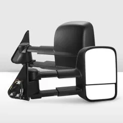 San Hima Pair Extendable Towing Mirrors For Nissan Patrol GU Y61 1997-2016