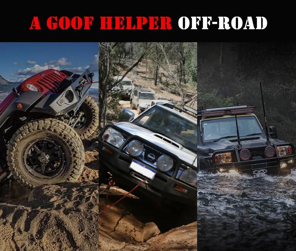 FIERYRED Wireless 14500LBS 12V Electric Winch Synthetic Rope 5 FIERYRED Wireless 14500LBS 12V Electric Winch Synthetic Rope - Image 3