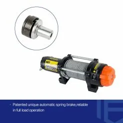 Novawinch T Series Nvt2500 2500lb Electric Winch For Atv & Utv With Steel Cable, Dc 12v -Carbon Offroad Sales f1pkimP61vgsjWwC6oYUvg7tk 1