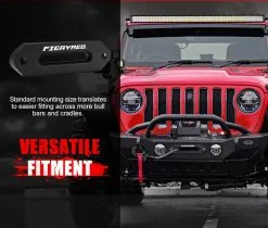 FIERYRED 12V 13000LBS Electric Winch Synthetic Rope 20 FIERYRED 12V 13000LBS Electric Winch Synthetic Rope -Carbon Offroad Sales ijWfzyPKATqVS5oi15u3dPpZ8