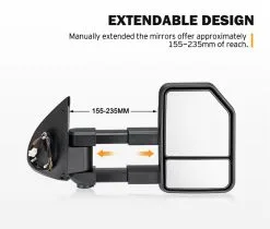 San Hima Extendable Towing Mirrors For Toyota HILUX 2005-2015 -Carbon Offroad Sales k kdIqOYDqOOGuKiUKkqpPNtg