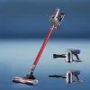 Devanti Cordless Handheld Vacuum Cleaner Stick Handstick Bagless Car 2-Speed LED Headlight (Red) -Carbon Offroad Sales kYjQ5U2wEPV4kZkB5UxZgHzGo