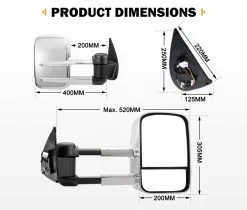 San Hima Extendable Towing Mirrors Fit Mitsubishi Triton MQ/MR 2015 - ON Chrome 19 San Hima Extendable Towing Mirrors Fit Mitsubishi Triton MQ/MR 2015 - ON Chrome -Carbon Offroad Sales kqJBOaWHall58M9ZbwmzRwsik