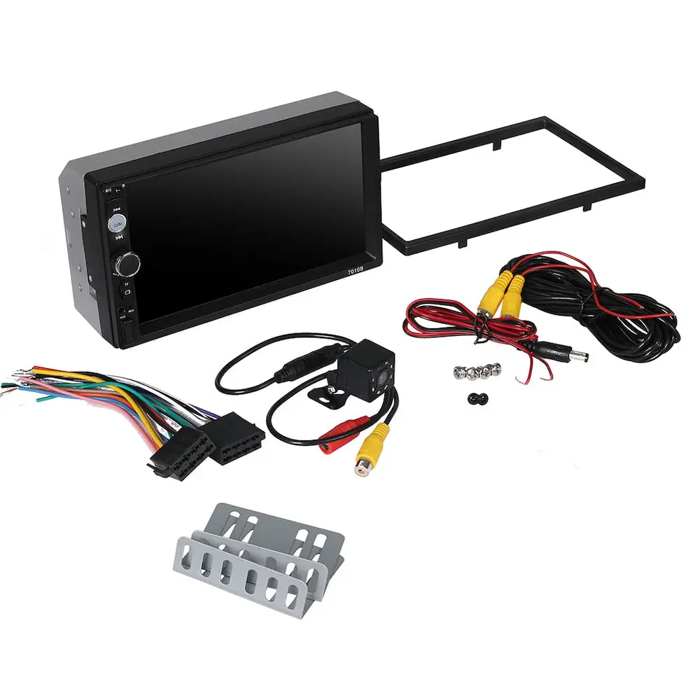 Manan Double 2 Din Car Stereo Head Unit Bluetooth Android MP5 Player +Camera 4 Manan Double 2 Din Car Stereo Head Unit Bluetooth Android MP5 Player +Camera - Image 2