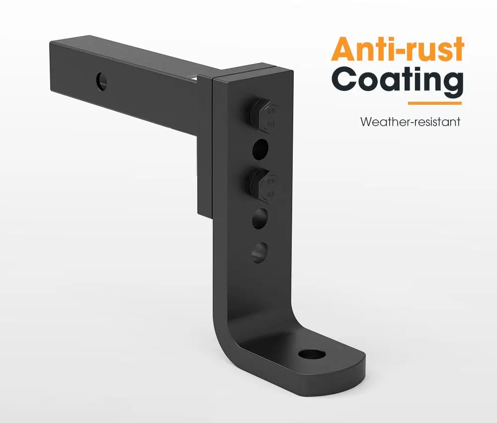 San Hima Adjustable Towbar Ball Mount Tongue 2" Hitch 6 San Hima Adjustable Towbar Ball Mount Tongue 2" Hitch - Image 4