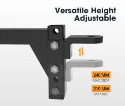 San Hima Towbar Ball Mount Tongue 2" Hitch -Carbon Offroad Sales mJ03HbjB4XF4Ajbq5CRA3S7ZE