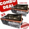Carbon Offroad 2 X Carbon Gear Cube Storage And Recovery Bag Combo - Large Size