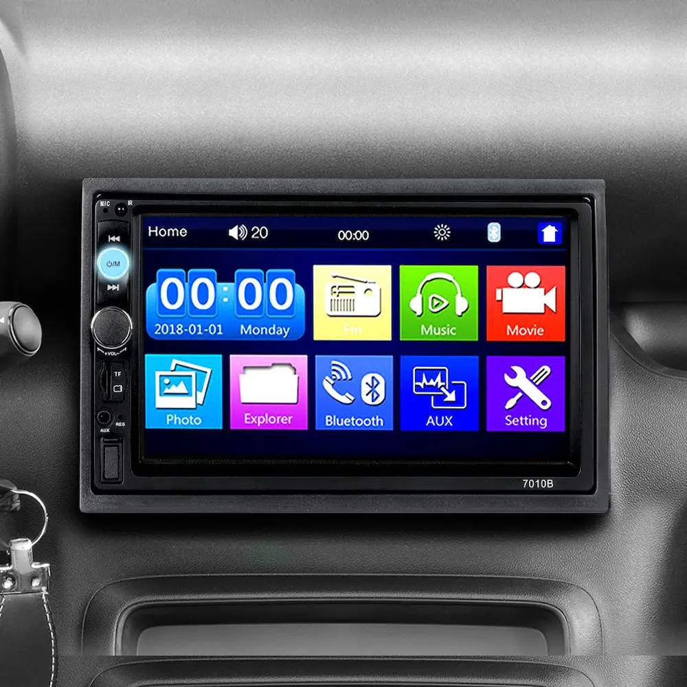 Manan Double 2 Din Car Stereo Head Unit Bluetooth Android MP5 Player +Camera 9 Manan Double 2 Din Car Stereo Head Unit Bluetooth Android MP5 Player +Camera - Image 7