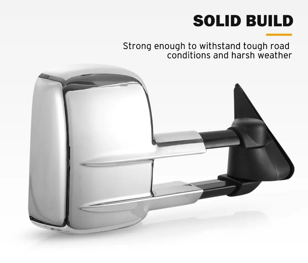 San Hima Pair Extendable Towing Mirrors For Nissan Patrol GU Y61 1997- 2016 5 San Hima Pair Extendable Towing Mirrors For Nissan Patrol GU Y61 1997- 2016 - Image 3