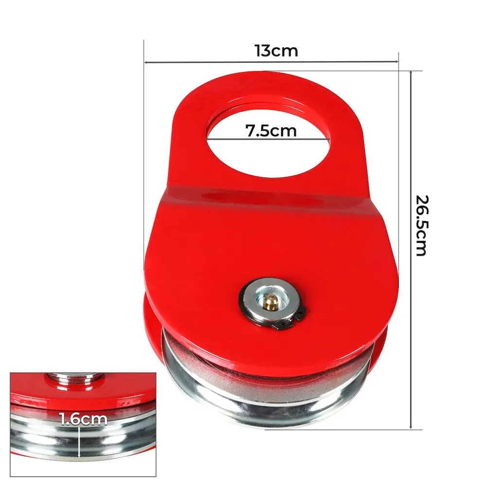 Manan 10 Ton Snatch Block Winch Recovery Rope Pulley Hoist 4WD Off Road Recover 5 Manan 10 Ton Snatch Block Winch Recovery Rope Pulley Hoist 4WD Off Road Recover - Image 3