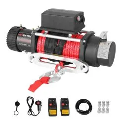 Manan Electric Winch 12V 14500LBS Synthetic Wireless Car Truck 4WD Recovery