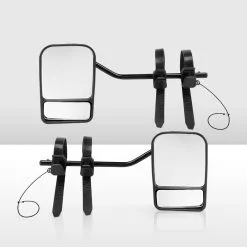 San Hima 2x HMulti Fit Clamp On Towing Mirrors