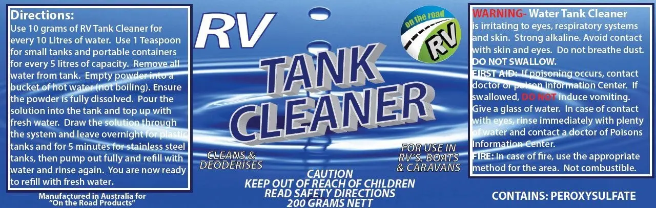 AUSTRALIAN RV Caravan Water Tank Cleaner 4 AUSTRALIAN RV Caravan Water Tank Cleaner - Image 2